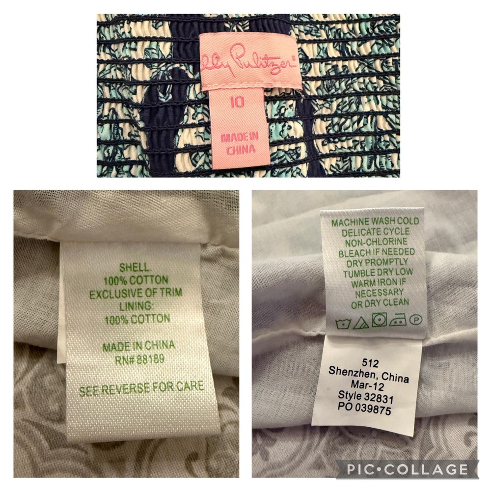 Lilly Pulitzer Rilee Hey Sailor Printed Lace Up Dress Blue Mermaid Nautical 10 - Picture 14 of 15